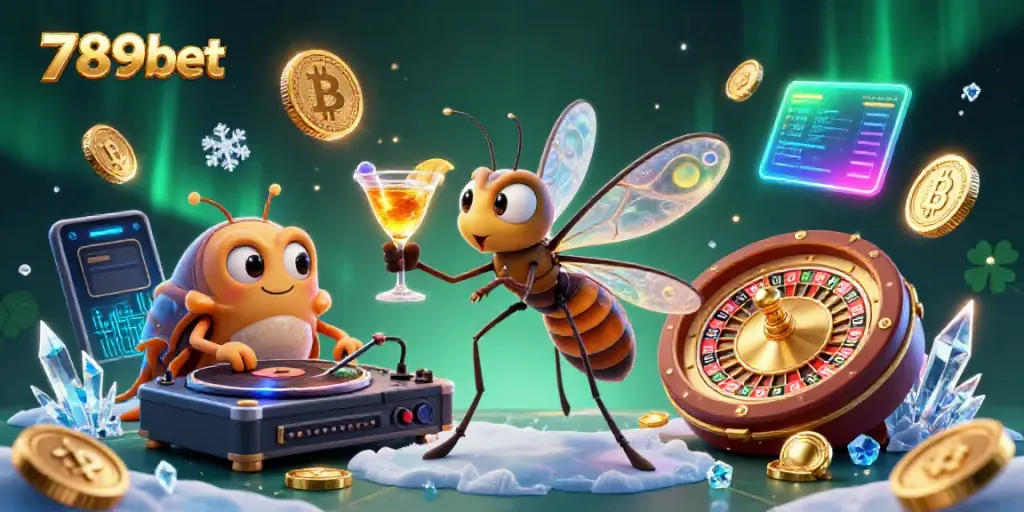 Engage in thrilling gameplay with 789bet, featuring unique casino mascot characters and dynamic crypto elements.