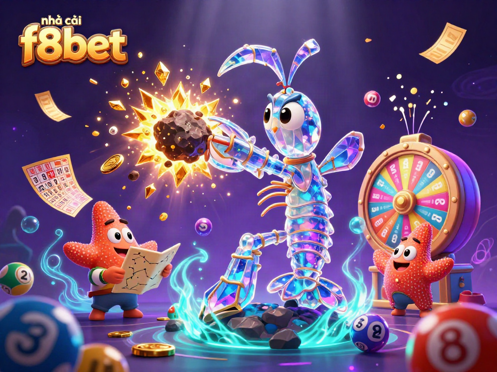 Engage in the thrilling actions of nhà cái f8bet with vibrant lottery elements and explosive treasure.
