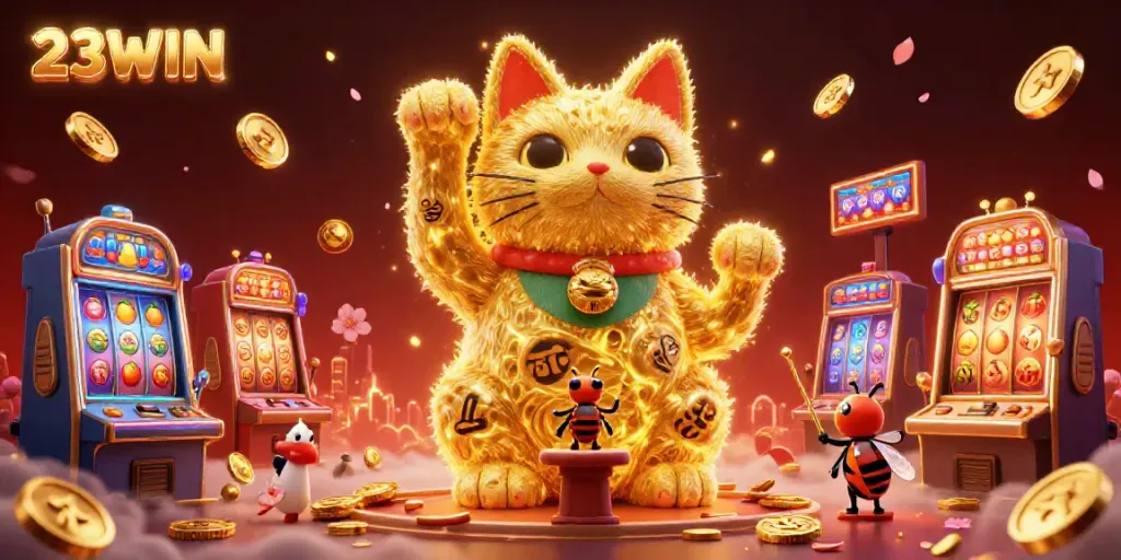 Experience exciting gameplay with 23WIN's vibrant visuals and immersive casino elements.