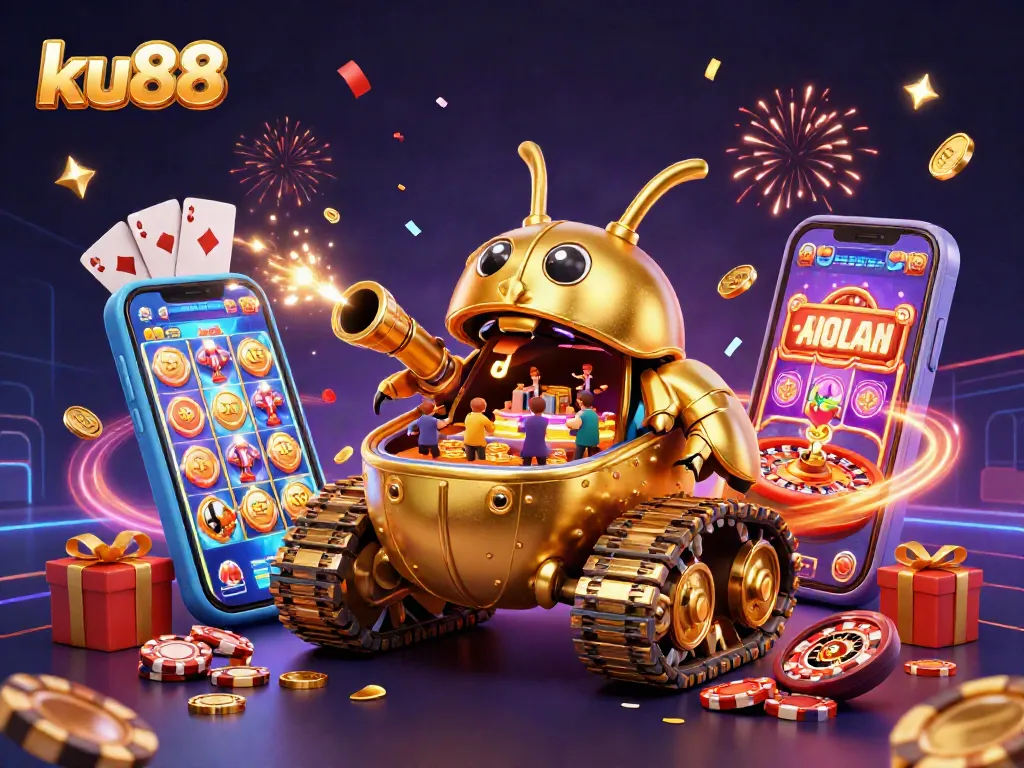 ku88 players enjoy the excitement of a miniature casino bursting with games and rewards