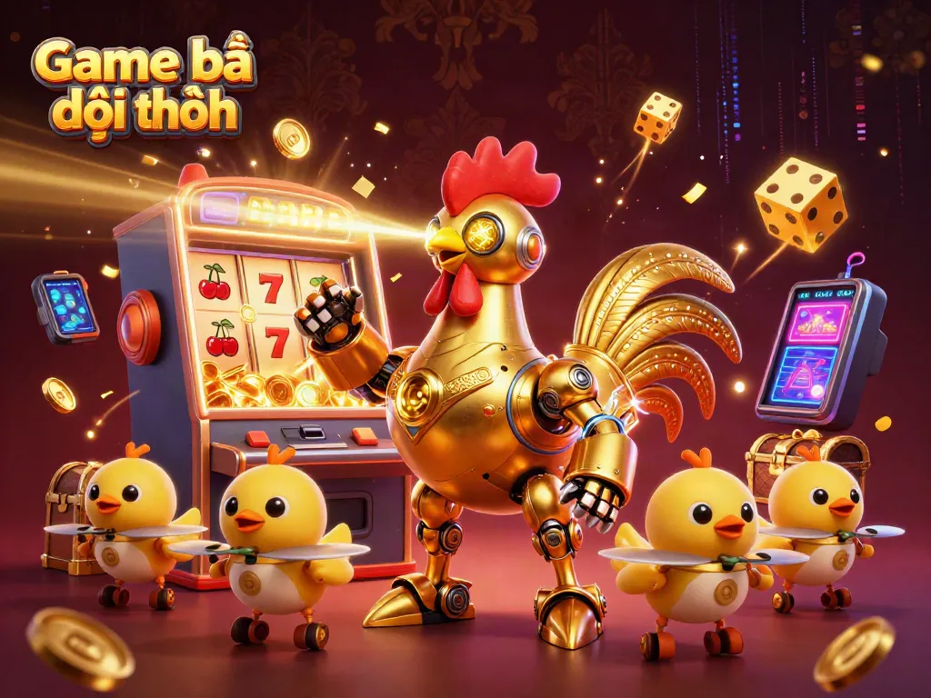 Engage in thrilling Game bài đổi thưởng with vibrant characters and dynamic casino elements.
