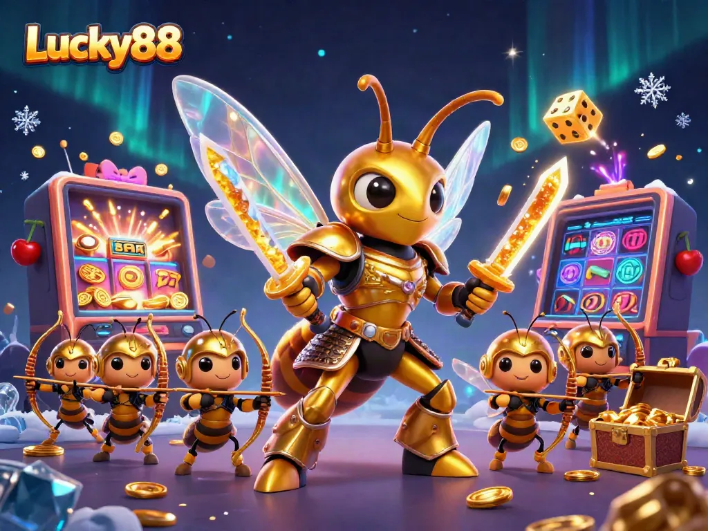 Experience exciting wins with Lucky88 as giant hornet warriors battle for jackpot riches.