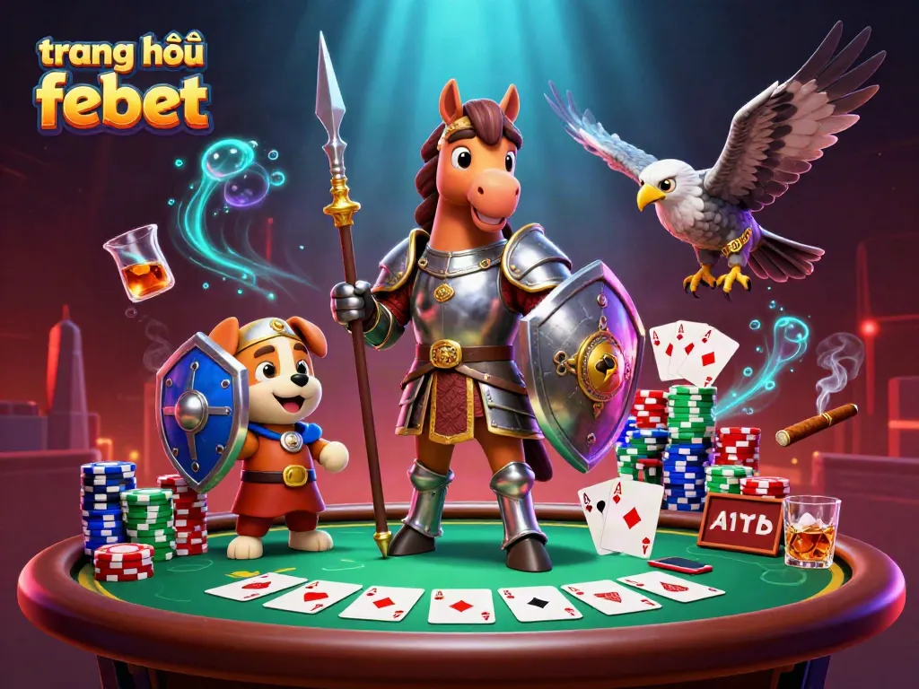 Engage in exciting gameplay at trang chủ febet featuring colorful poker elements and dynamic characters.