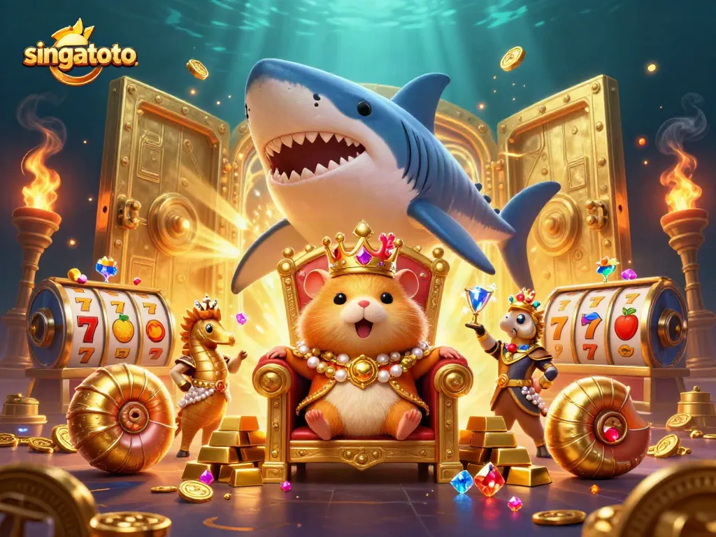 Engage with singatoto's vibrant casino world featuring treasures and animated characters.