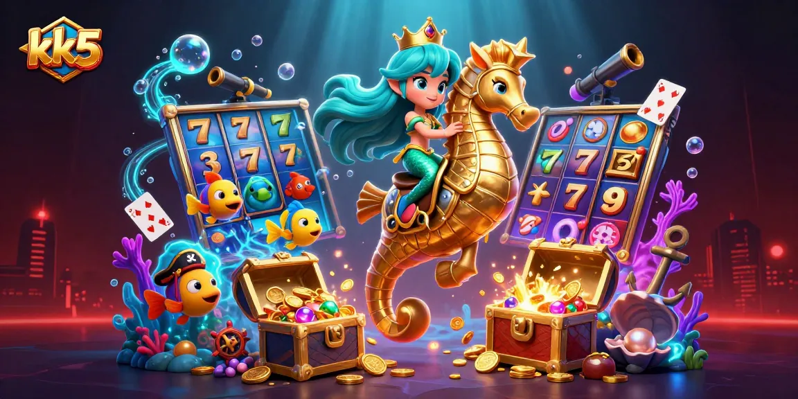 Experience thrilling gameplay with kk5's vibrant mermaid princess and jackpot elements.