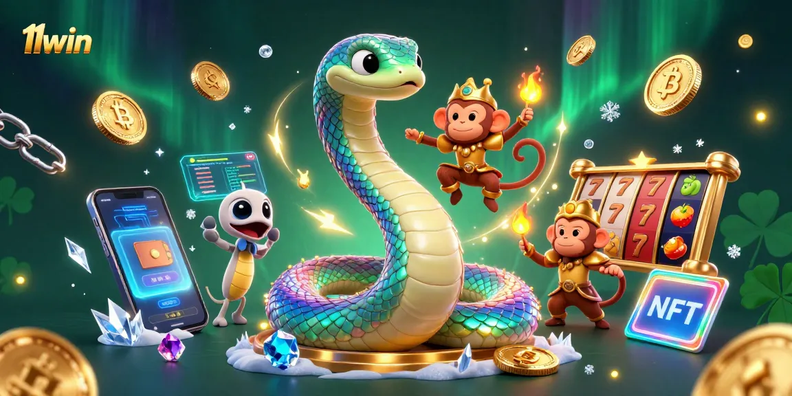 Unlock thrilling adventures at 11win with vibrant slot games and crypto elements.
