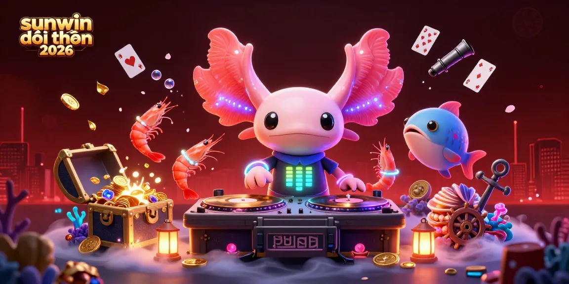 Engaging scene showcasing sunwin đổi thưởng 2026 with vibrant characters dancing underwater and treasure elements.