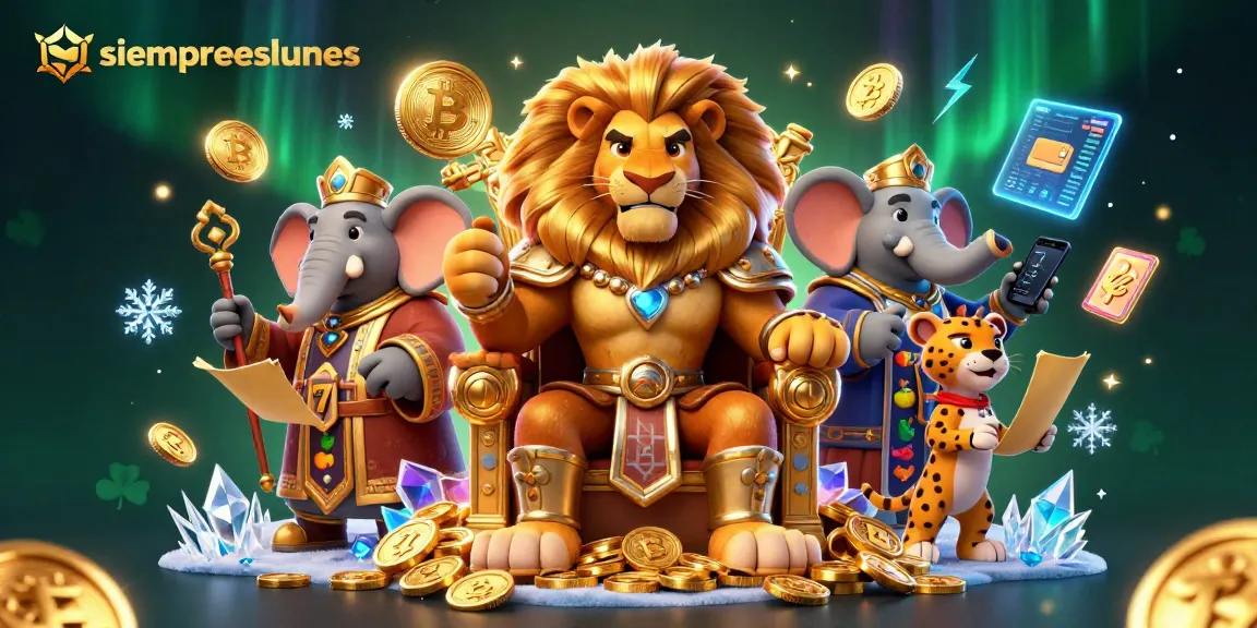Experience winning strategies at siempreeslunes with vibrant casino characters and slot elements.